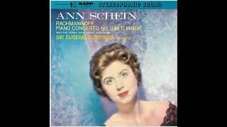 Ann Schein  Rachmaninoff Piano Concerto No 3 in D Minor Op 30 [upl. by Jameson]