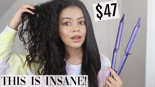 TESTING THE NEW ELLESYE 2 IN 1 HAIR STRAIGHTENER AND CURLER FROM AMAZON HONEST OPINION [upl. by Lytton670]