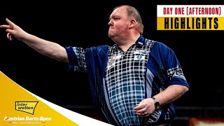 HENDO RETURNS Day One Afternoon Highlights  2023 Interwetten Austrian Darts Open [upl. by Ahsitul]