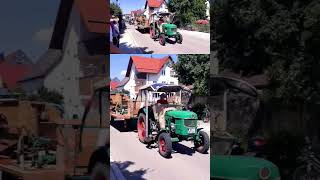 Traktorparade in Allmendingen traktor schlepper oldtimer bulldog [upl. by Seabrook]