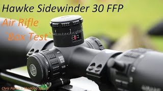 NEW Hawke Sidewinder 30 FFP box test with Weihrauch HW100 and [upl. by Qooraf]