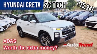 2024 Hyundai Creta SX Tech Most Detailed Walkaround Review  TeamAutoTrend [upl. by Esinej]