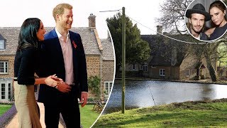 PRINCE Harry and Meghan are ­looking to snap up a Cotswolds love nest next to the Beckhams’ home [upl. by Ardnaet]