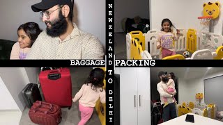 Baggage Packing Part One Flight From Newzeland To India Auckland To Delhi [upl. by Adolphus]