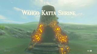 Zelda Breath of the Wild  Wahgo Katta Shrine  Central Tower Region [upl. by Tebzil]