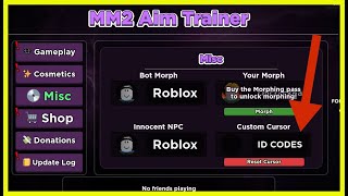 MM2 AIM TRAINER CURSOR ID CODES  2024 Roblox x30 IDS [upl. by Enitsyrk]