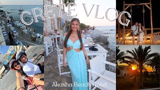 CRETE VLOG PART 2  Akasha Beach Hotel  Quad Biking  Cretan Blu  Exploring Hersonossis  NC [upl. by Ahsilrae]