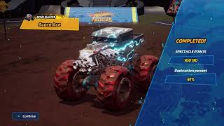 HOT WHEELS BONE SHAKER MONSTER TRUCK FREESTYLE [upl. by Lohner569]