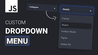 How To Make A Dropdown Menu From Scratch  HTML CSS Javascript [upl. by Cohn]