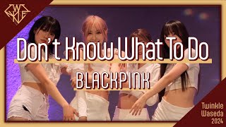 【KPOPDANCECOVER】BLACKPINK 블랙핑크 Dont Know What To Do Moving ver by Twinkle [upl. by Ibrad804]