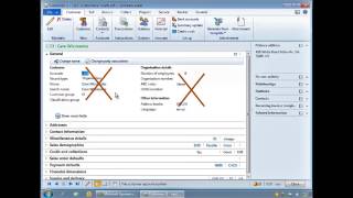 Microsoft Dynamics AX  Working In Dynamics AX Screens Tutorial [upl. by Yelkao]