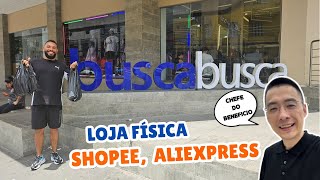 LOJA FÍSICA SHOPEE ALIEXPRESS  CONHEÇA A BUSCA BUSCA NO BRÁS MOSTREI A LOJA INTEIRA [upl. by Meyeroff]