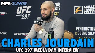 Charles Jourdain Explains Penetrate and Dominate Tweet About Stepsister  UFC 297 [upl. by Hannavahs192]