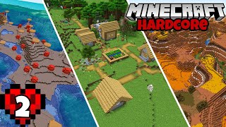 Lets Play Minecraft Hardcore  Amazing Rare Seed Episode 2 [upl. by Hungarian]