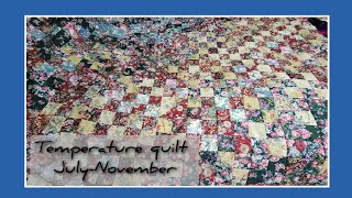 temperature quilt  JulyNovember 2023  episode 4 [upl. by Gaskin]