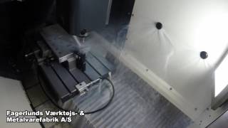 Trochoidal Milling  Kennametal UGDE with chipbreaker test [upl. by Bocaj]