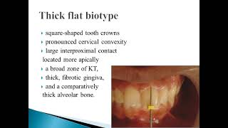 periodontal biotypes [upl. by Adihsaar]