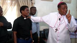 BIGARD CLASS OF 2020 PAYS A COURTESY VISIT TO FR BISHOP [upl. by Iaka]