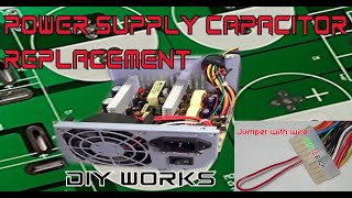 POWER SUPPLY PSU REPAIR  REPLACE DEFECTIVE CAPACITORS [upl. by Tsirc]