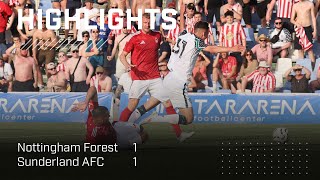 Highlights  Nottingham Forest 1  1 Sunderland AFC  PreSeason 202425 [upl. by Rebmik]