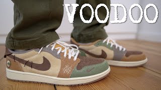 JORDAN 1 LOW VOODOO ZION WILLIAMSON  MOST UNDERRATED JORDAN 1 THIS YEAR [upl. by Rekab]