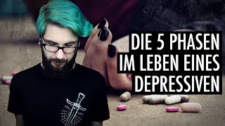 Die 5 Phasen einer Depression  Andre Teilzeit [upl. by Ahsaetan287]