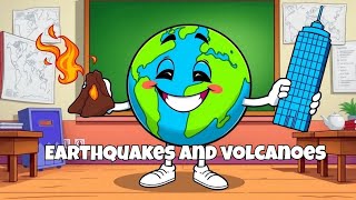 EARTHQUAKES and Volcanoes EXPLAINED in Geography Class PODCAST [upl. by Hermann]