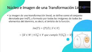 Vídeo 56 Núcleo e imagen de una transformación lineal [upl. by Sofia]