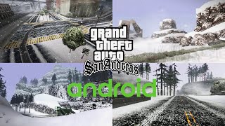 Realistic Winter Mod For GTA San Andreas Android  Winter Edition Android  2024 [upl. by Ailecnarf]