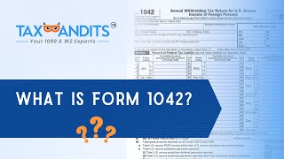 What is Form 1042 [upl. by Nanreit]