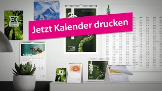 Kalender drucken lassen – günstig und in TopQualität bei WIRmachenDRUCK [upl. by Rednasxela630]