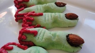 Witches Fingers Halloween Cookies [upl. by Ahsonek]