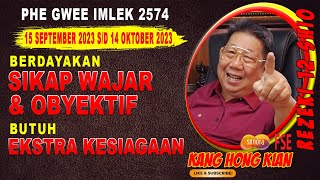 KHK KANG HONG KIAN  RAMALAN 12 SHIO DI BULAN KEDELAPAN IMLEK PHE GWEE 20232574 [upl. by Ecnerrat]