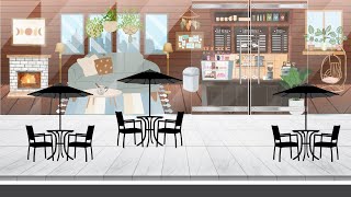 Custom coffee shop design in Canva Pro with sound [upl. by Nylimaj]