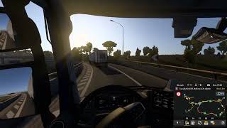 Euro Truck Simulator 2  a load from Catania to Valencia Quick Job 8th June 2024 [upl. by Shelburne]