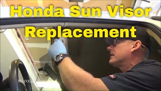 How to Replace a Honda Sun Visor  2012 Accord 20082012 Similar [upl. by Faust773]