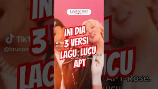 Ini Dia 3 Versi Kocak Lagu APT Rose Nomo 1 Paling Lucu [upl. by Venezia]