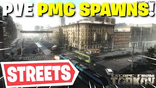 Escape From Tarkov PVE  All PMC Spawn Locations On Streets Of Tarkov [upl. by Lamiv]