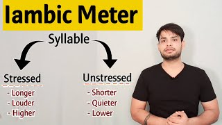 Iambic Pentameter  Stressed and unstressed syllables in hindi [upl. by Anallese]