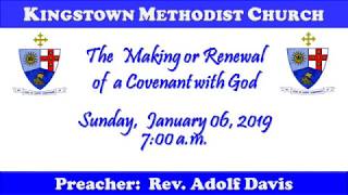 Kingstown Methodist Church Covenant Sunday  January 6 2019 [upl. by Pani]