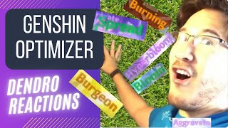 Genshin Optimizer  Dendro Reactions [upl. by Annohsat205]