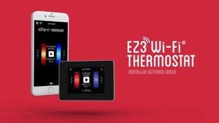 Totaline EZ3 Wifi Tstat Installer Settings [upl. by Walcott624]