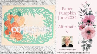 Paper Pumpkin June 2024 Alternative 6 [upl. by Enelym870]