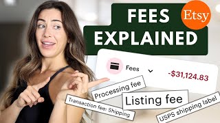 Your 2024 Etsy Selling Fees and Charges Explained FAST [upl. by Lamson382]