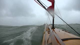 Kayak Sailing Kelleys Island Lake Erie with Falcon Sails [upl. by Ainimreh374]