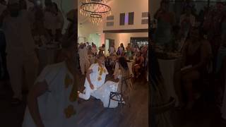 Smooves Garter Toss Routine Pt 2 👀🤯 groom wedding weddingvlog reception bride shorts [upl. by Eigram391]