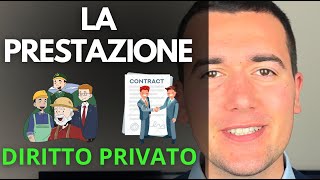 LA PRESTAZIONE 🤝 ⚖️  Diritto Privato in 3 minuti [upl. by Oconnor]