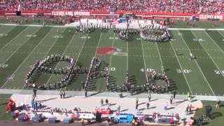 Halftime with the Cleveland Browns Oct 9 2016 [upl. by Xantha862]