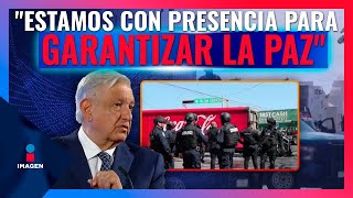 López Obrador asegura que hay presencia suficiente de fuerzas armadas en Sinaloa  Francisco Zea [upl. by Adali]