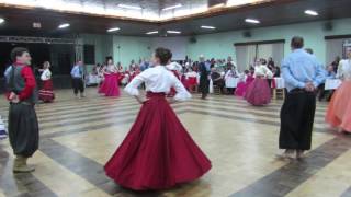 Xote Laranjeira  com coreografia Fandango de Galpão  baile 27082016 [upl. by Ikila]